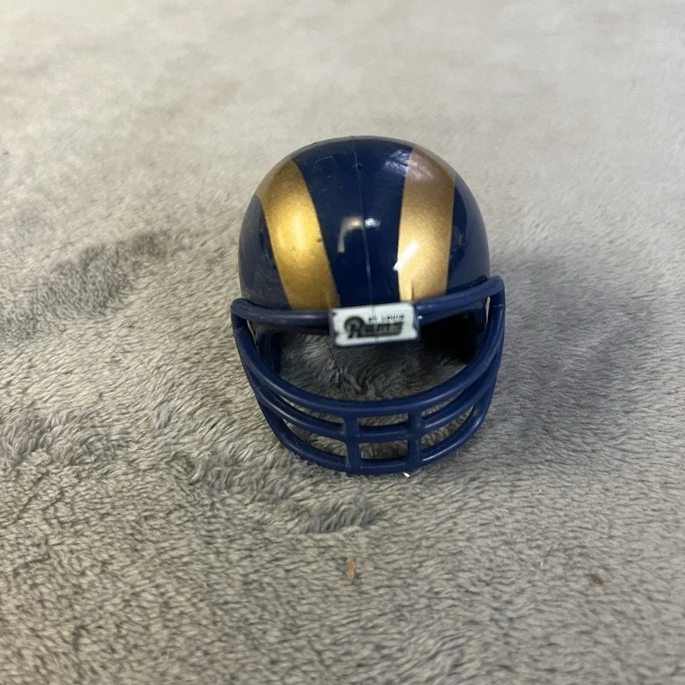 Los Angeles Rams St Louis MIGHTY RACERS MINI Football HELMET Cake Topper